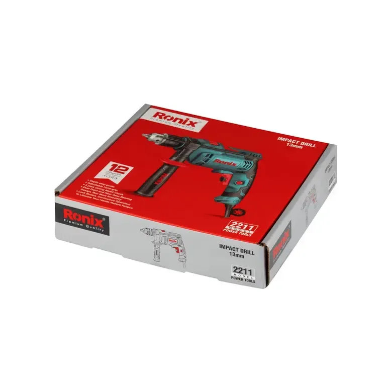 Electric Impact Drill-600W-13mm-Keyed-3000 RPM
